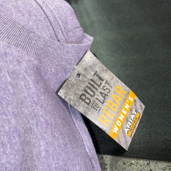 Ariat Rebar Workwear Cotton Strong pre-shrunk, pen pocket,logo,short sleeve tee - Picture 10 of 10